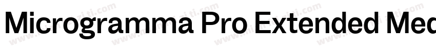 Microgramma Pro Extended Medium字体转换